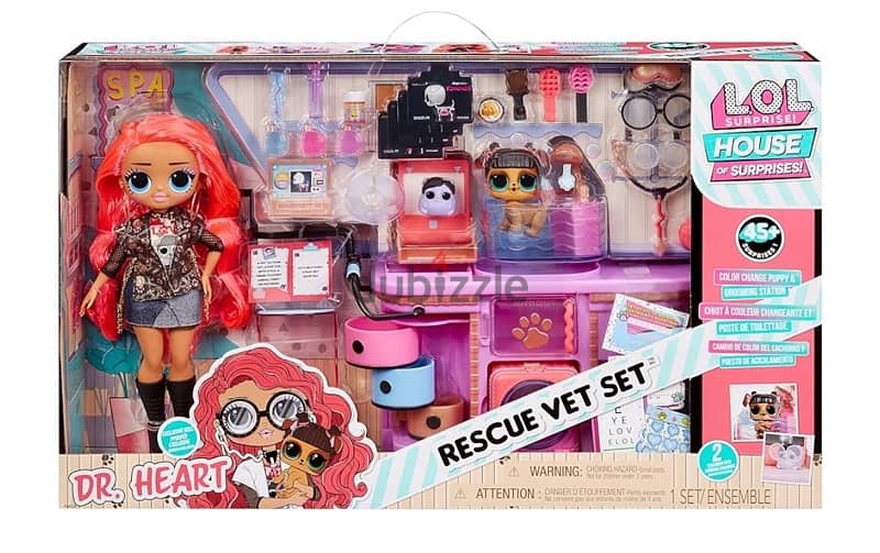 L. O. L. Surprise! LOL Surprise OMG Rescue Vet Set with 1