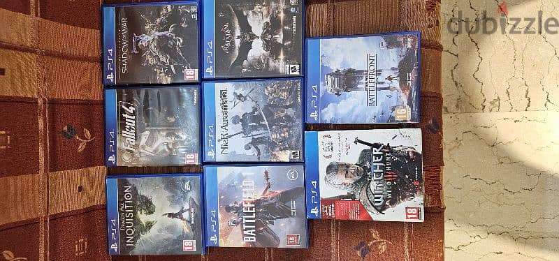 Ps4 500 GB + 2 controllers + 8 games 5