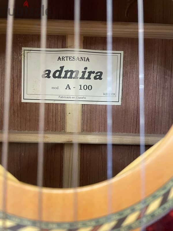 Admira-100 Acoustic Guitar – Made in Spain 1