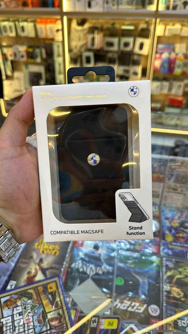 BMW magnetic card holder with stand original & great price 0