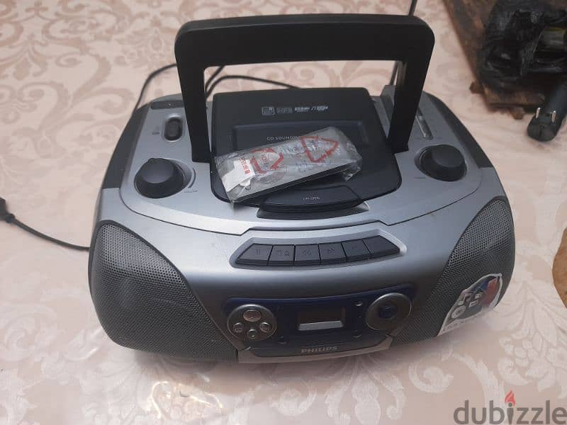 radio with remote control and cd  sound machine and cd playback 0