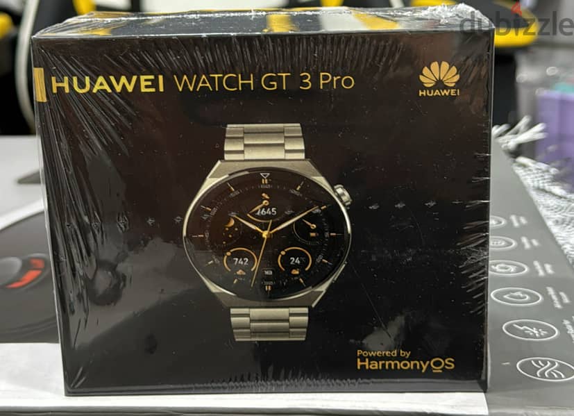 Huawei watch gt3 pro 46mm titanium exclusive & original price 0