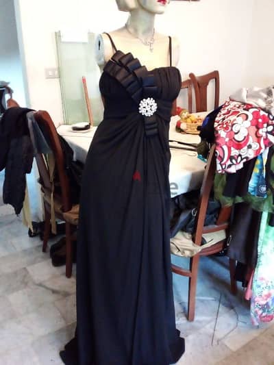 black long dress