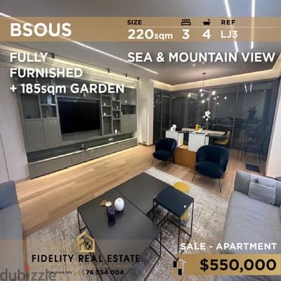 Apartment for sale in Bsous furnished  LJ3