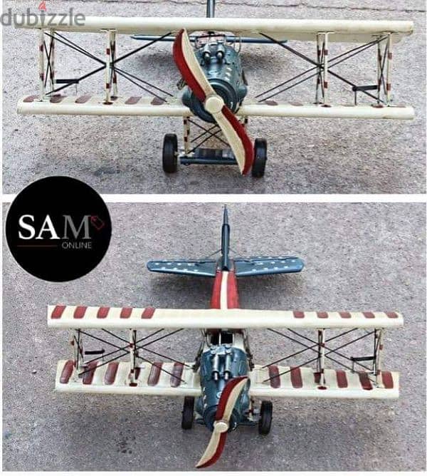 Retro Airplane Model 4