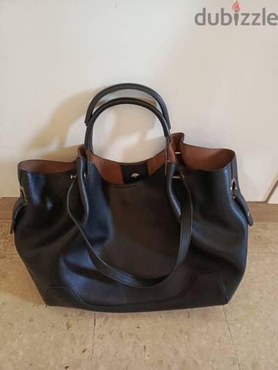 Sondra Roberts Squared leather handbag purse