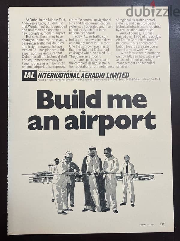 Dubai’s “Build Me An Airport” Ad - 1972 0