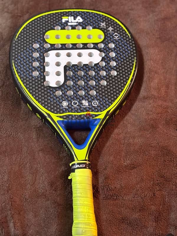 Pair of Filas padel racket 3