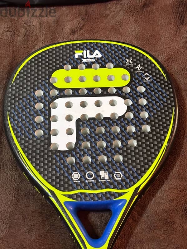 Pair of Filas padel racket 4