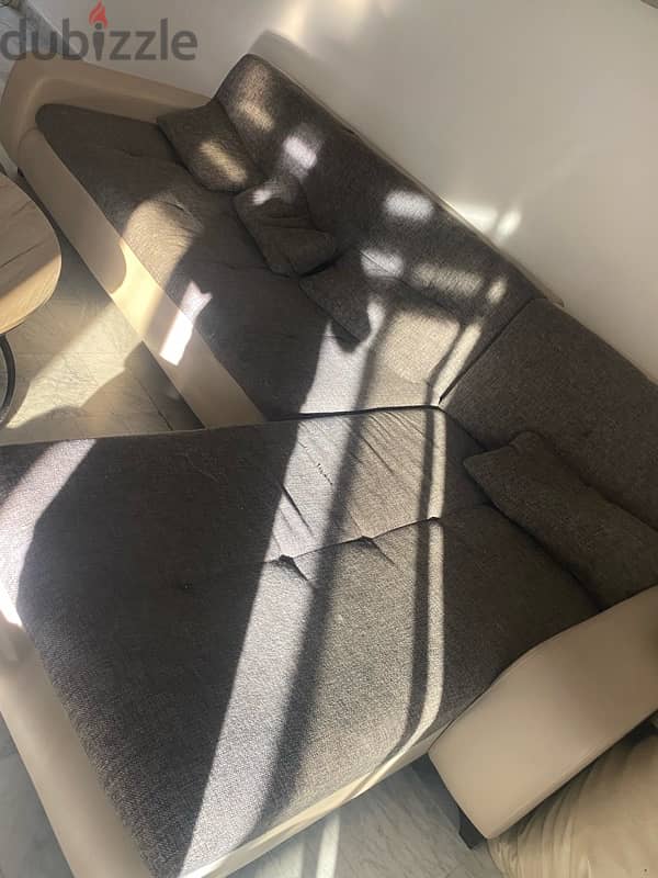 sofa corner and 6 chairs for sale. 1