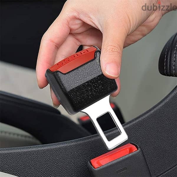 2 Pack Universal Adjustable Car Safety Seat Belt Clip Extender 3