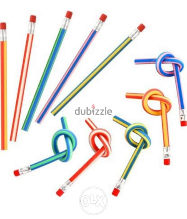 Cute colorful bendy pencils 1 for 1$ 2