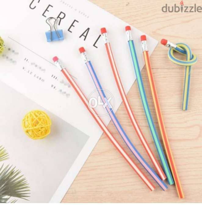 Cute colorful bendy pencils 1 for 1$ 5