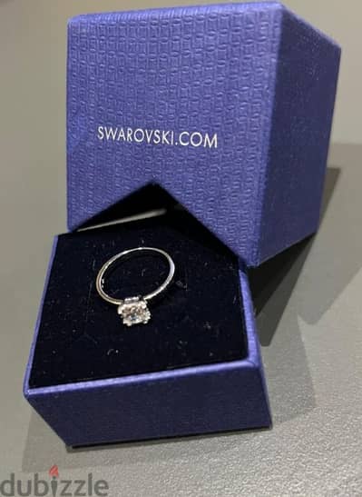 original!!SWAROVSKI-Constella ring White, Rhodium plated - Size 50