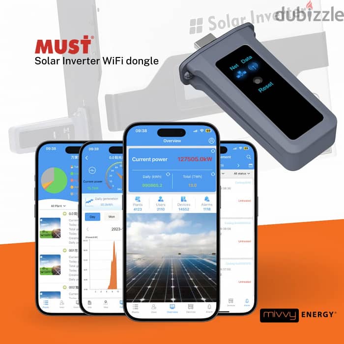 MUST inverters WiFi Plug14 Dongle Data Logger 0