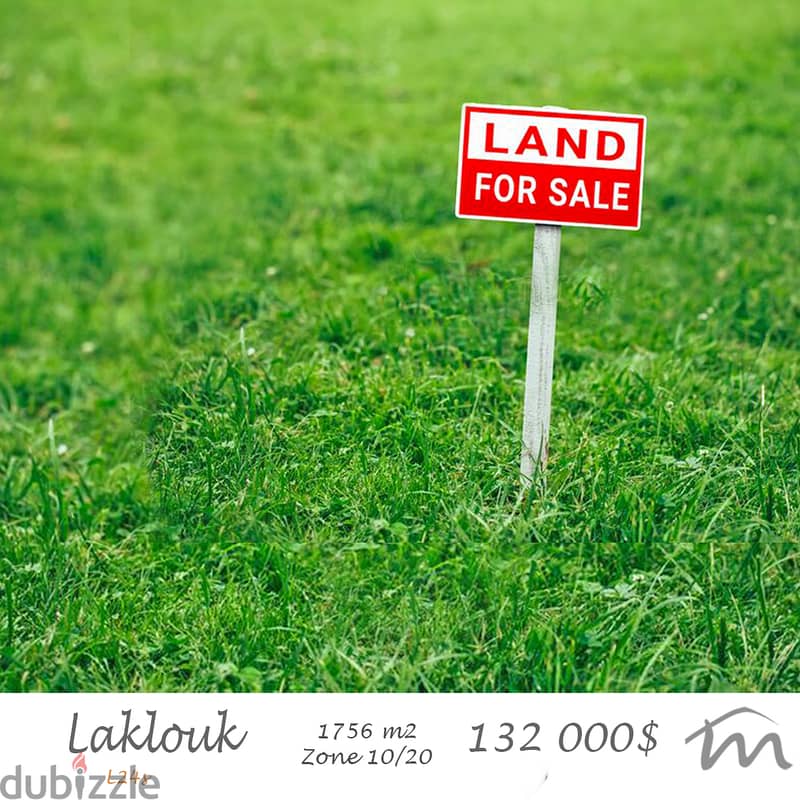 Laklouk | 75$/m² | 1756m² Land | Road Access | Open View | Classy Area 0