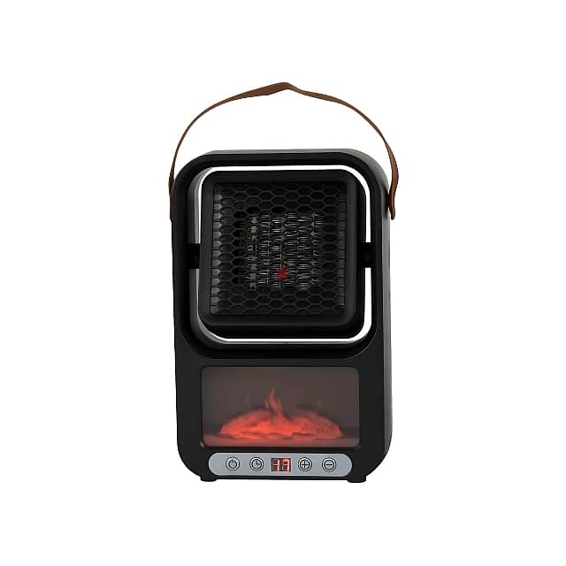 3D Flame Heater 600W with Heat Control, Remote and Timer 6