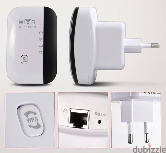 WiFi Range Extender - Internet Booster & Wireless Signal Repeater 1