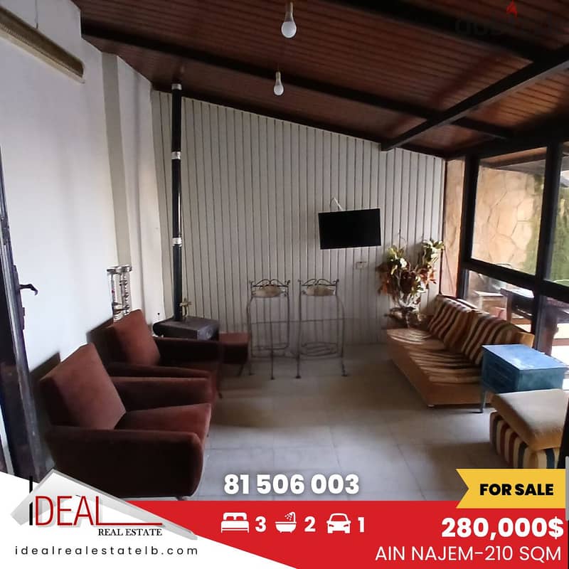 210 sqm Apartment for sale in Ain Najm REF#RR13003 0