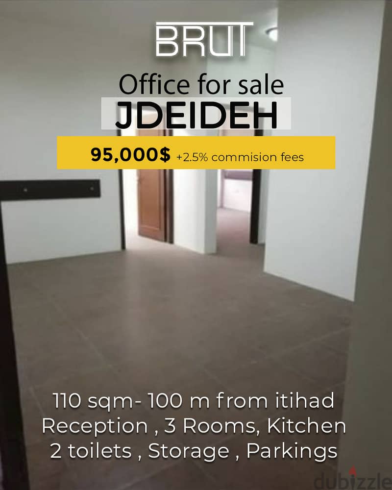 Office for sale in Jdeideh Metn PRIME LOCATION 0