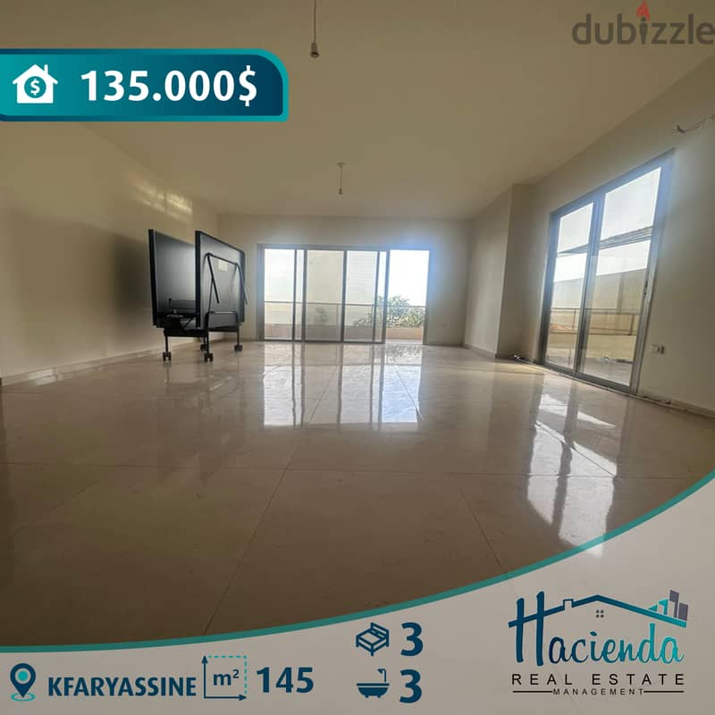 Apartment For Sale In Kfaryassine 0