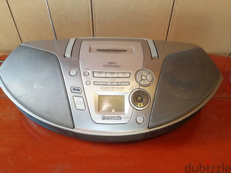 Panasonic RX-ES23  Radio tuner + CD-MP3 player + Audio cassette playe 0