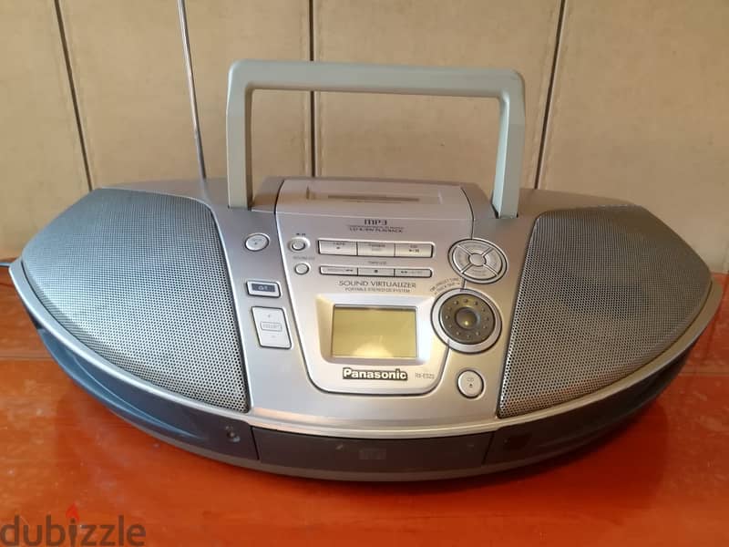 Panasonic RX-ES23  Radio tuner + CD-MP3 player + Audio cassette playe 1