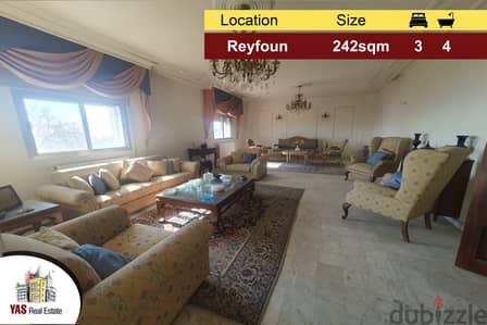 Reyfoun 242m2 | Open View | Dead End Street | Prime Location | KH