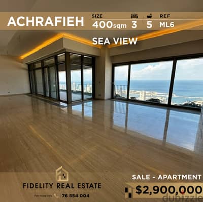 Apartment for sale in Achrafieh ML6  للبيع في الأشرفية