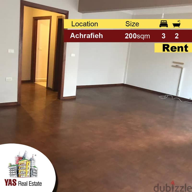 Achrafieh 200m2 | Well Maintained | Rent | Prime Location | MO | 0