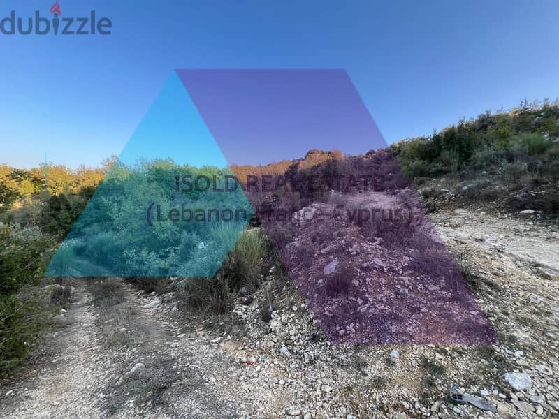 A 4000 m2 land for sale in Mechmech|Jbeil 1