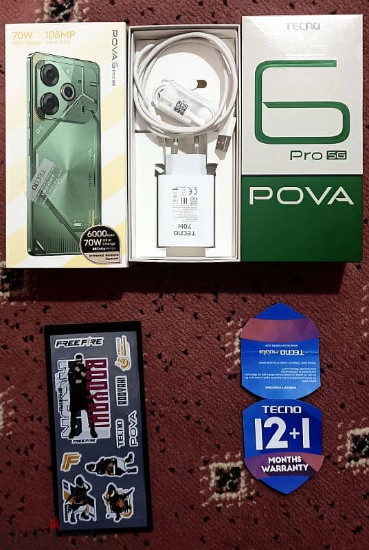 pova 6 pro 24ram 256gb used 1