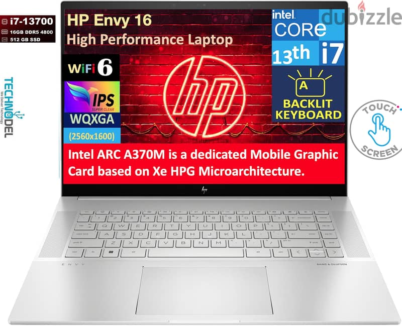 HP ENVY 16 I7 13700H 4GB DEDICATED VGA 0