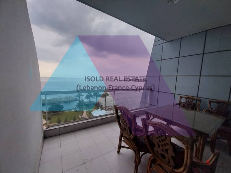 A 75 m2 chalet having an open sea view for sale in Jounieh|Maameltein 1