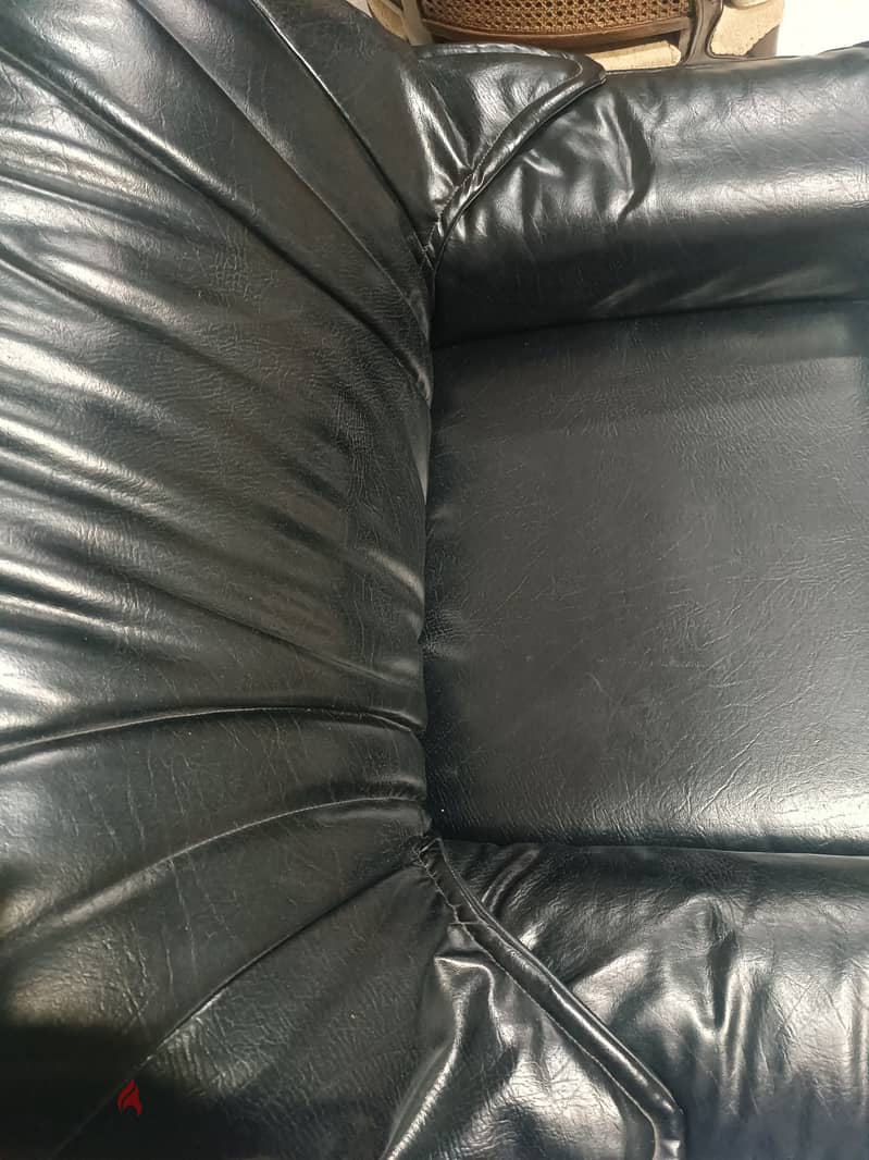 Leather Sofa Set (3 sofas) - LIKE NEW 1