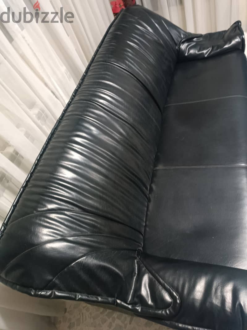 Leather Sofa Set (3 sofas) - LIKE NEW 2