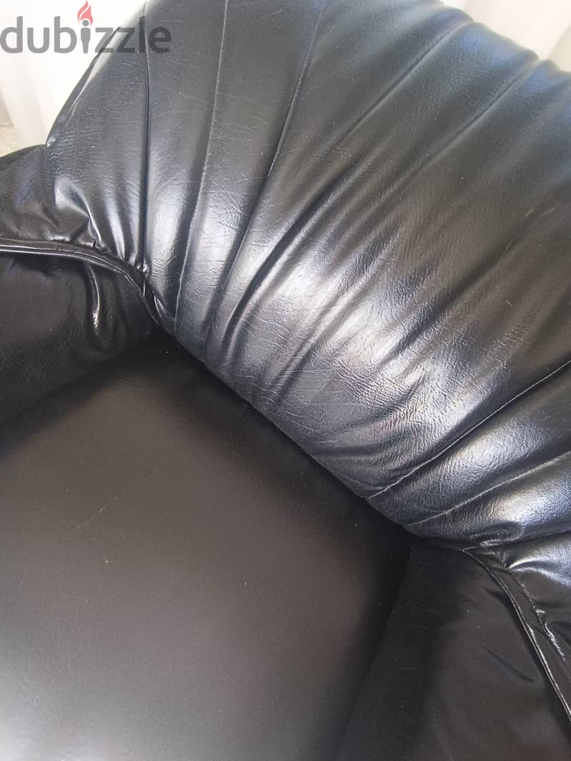 Leather Sofa Set (3 sofas) - LIKE NEW 7