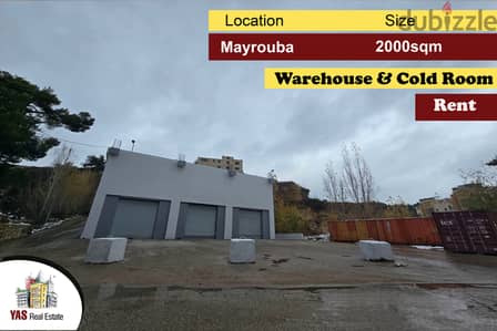 Mayrouba 2000m2 | 5000m2 Plots | Cold Storage | Warehouse | Rent | DA