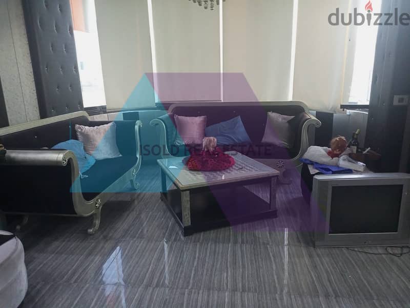 Furnished 130 m2 apartment having an open view for rent in Bsalim 0