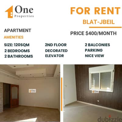 APARTMENT FOR RENT IN BLAT-JBEIL