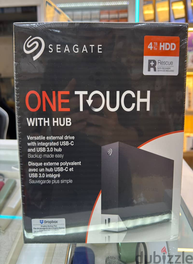 Seagate One touch hub 4tb external hard drive 0