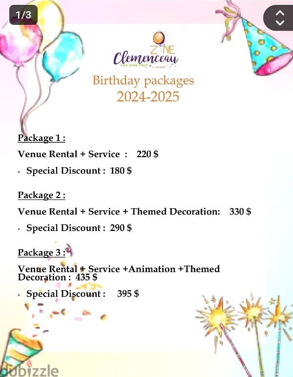 Clemenceau Zone kids entertainment center and Birthday Venue 6