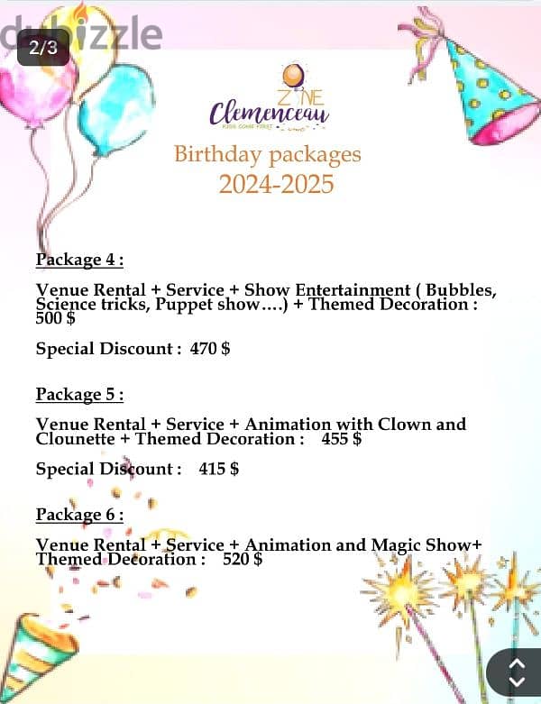 Clemenceau Zone kids entertainment center and Birthday Venue 7