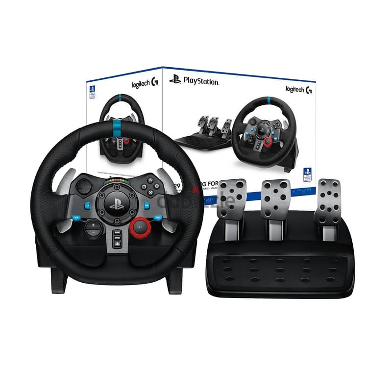 Logitech G29 Driving Force Racing Wheel PS3 PS4 PS5 PC - Sealed new 0