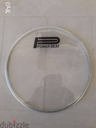 جلد دربكة لون ابيض Power Beat