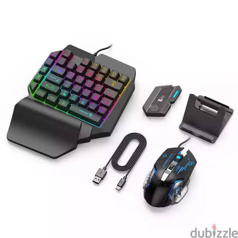 MIX se 4 in 1 Gaming Keyboard & Mouse For Android Mobiles & Tablet 0