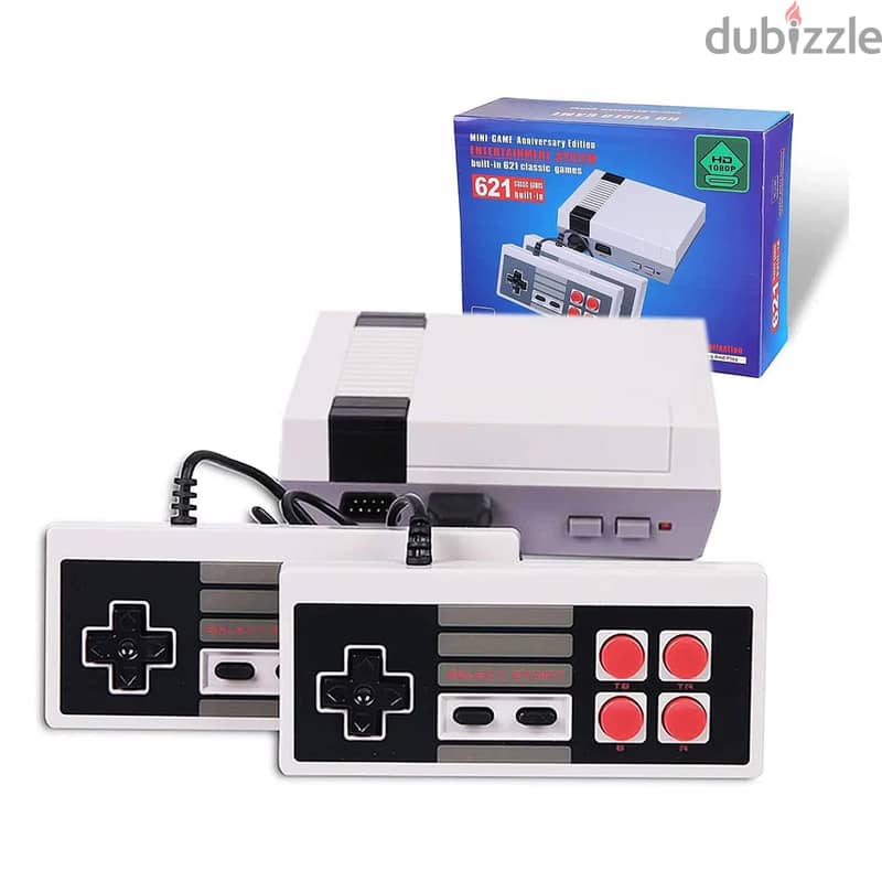 Classic Retro Game Console with 621 8bit Games - HDMI Output 0