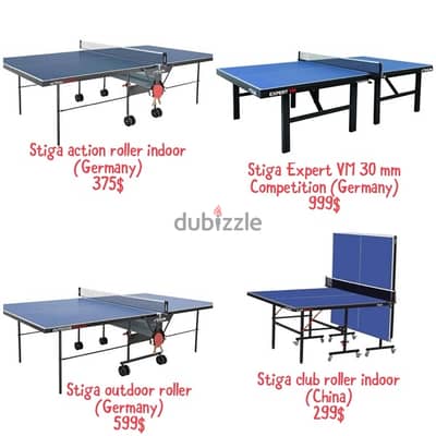 Stiga Table tennis (Pingpong)