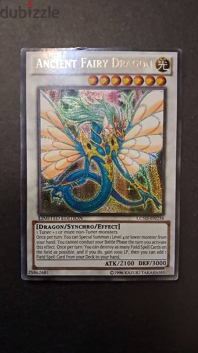 Ancient Fairy Dragon Limited edition yugioh card