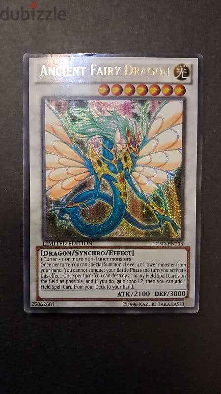 Ancient Fairy Dragon Limited edition yugioh card 0